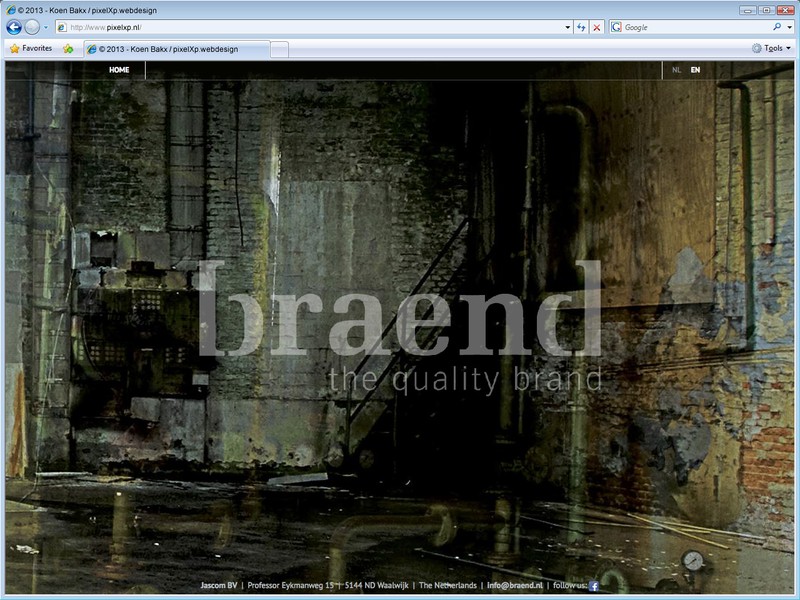 Een dynamisch opbouwende website met bescheiden animaties.