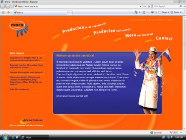 pixelXp Webdesign Tilburg:Mora.nl